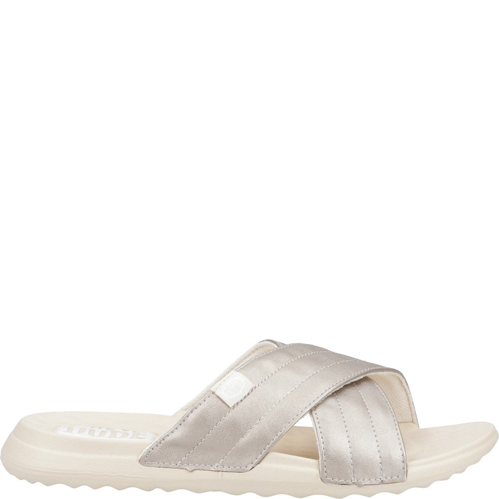 Women's HEYDUDE Christi Slide Distressed Sandal