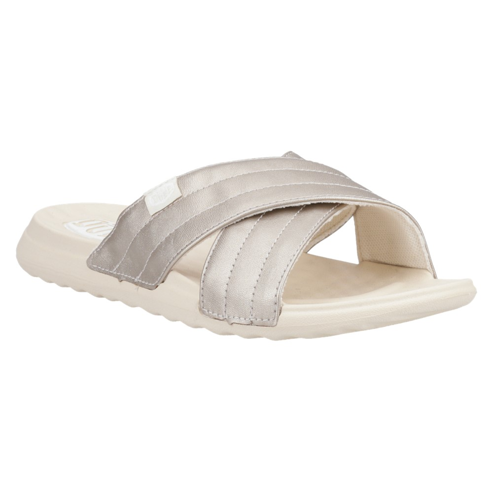 Women's HEYDUDE Christi Slide Distressed Sandal