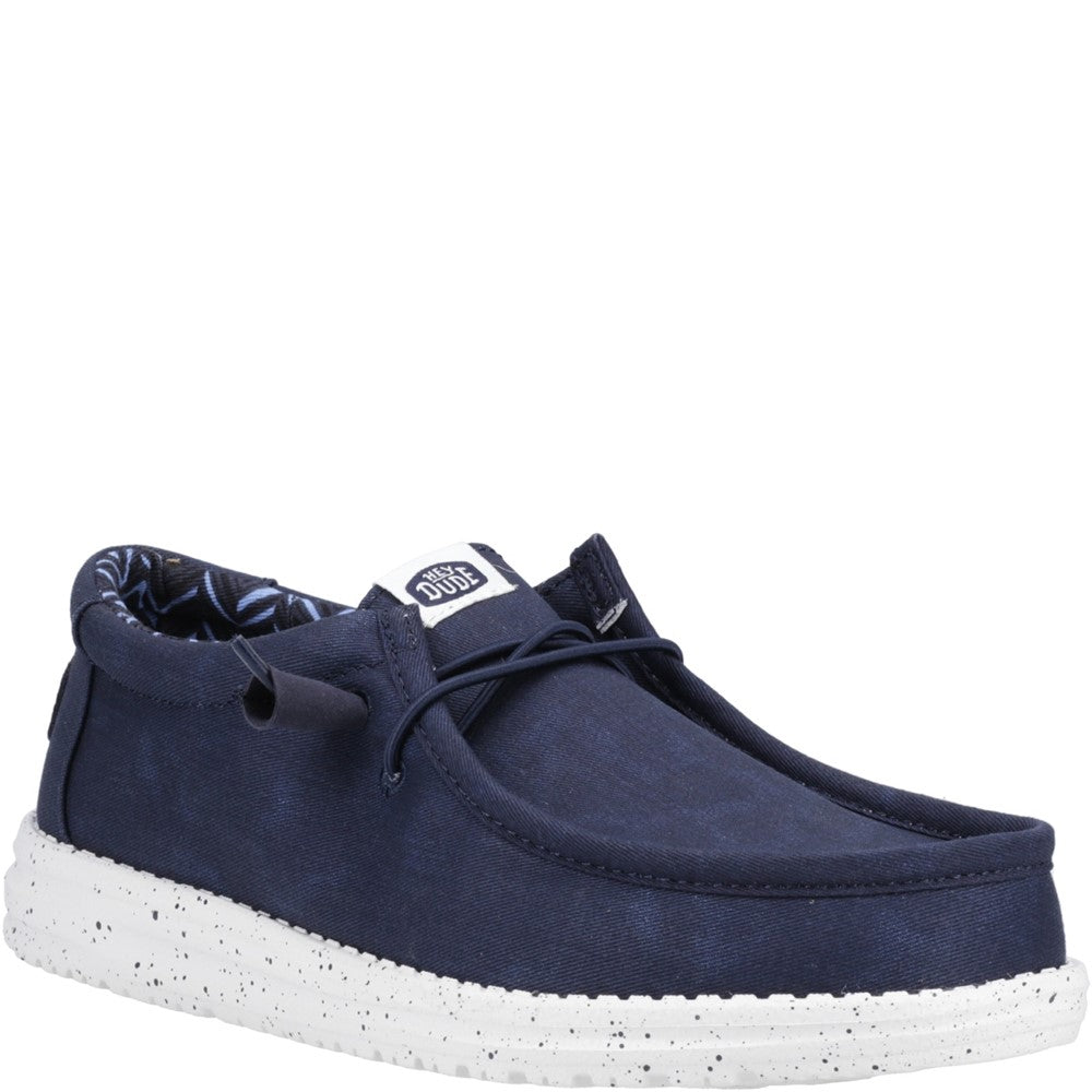 Men's HEYDUDE Wally Stretch Canvas Slip on Shoe