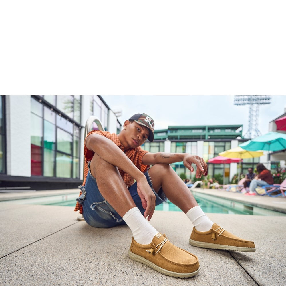 Men's HEYDUDE Wally Stretch Canvas Slip on Shoe