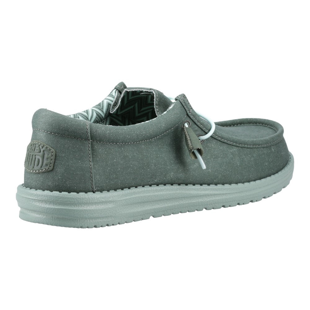 Men's HEYDUDE Wally Stretch Canvas Slip on Shoe