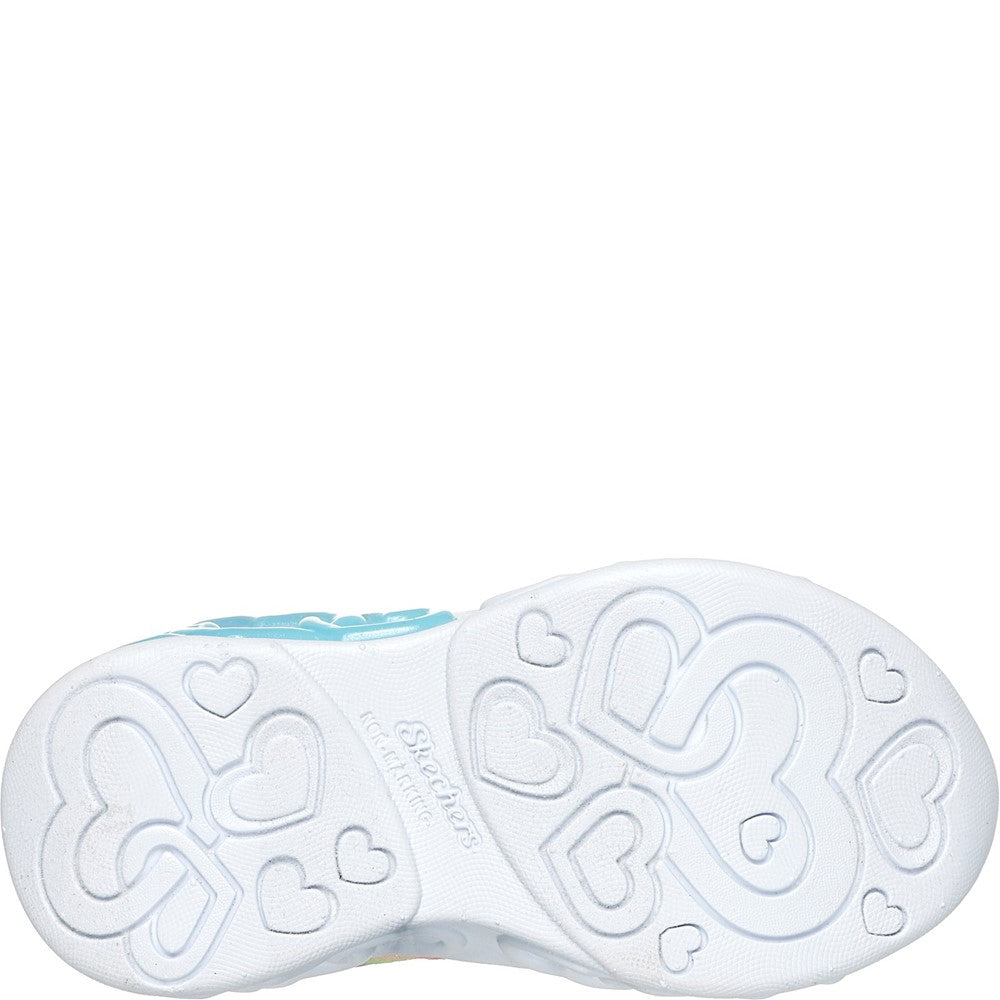 Girls' Skechers Infant Slip-ins: Infinite Heart Lights Trainers