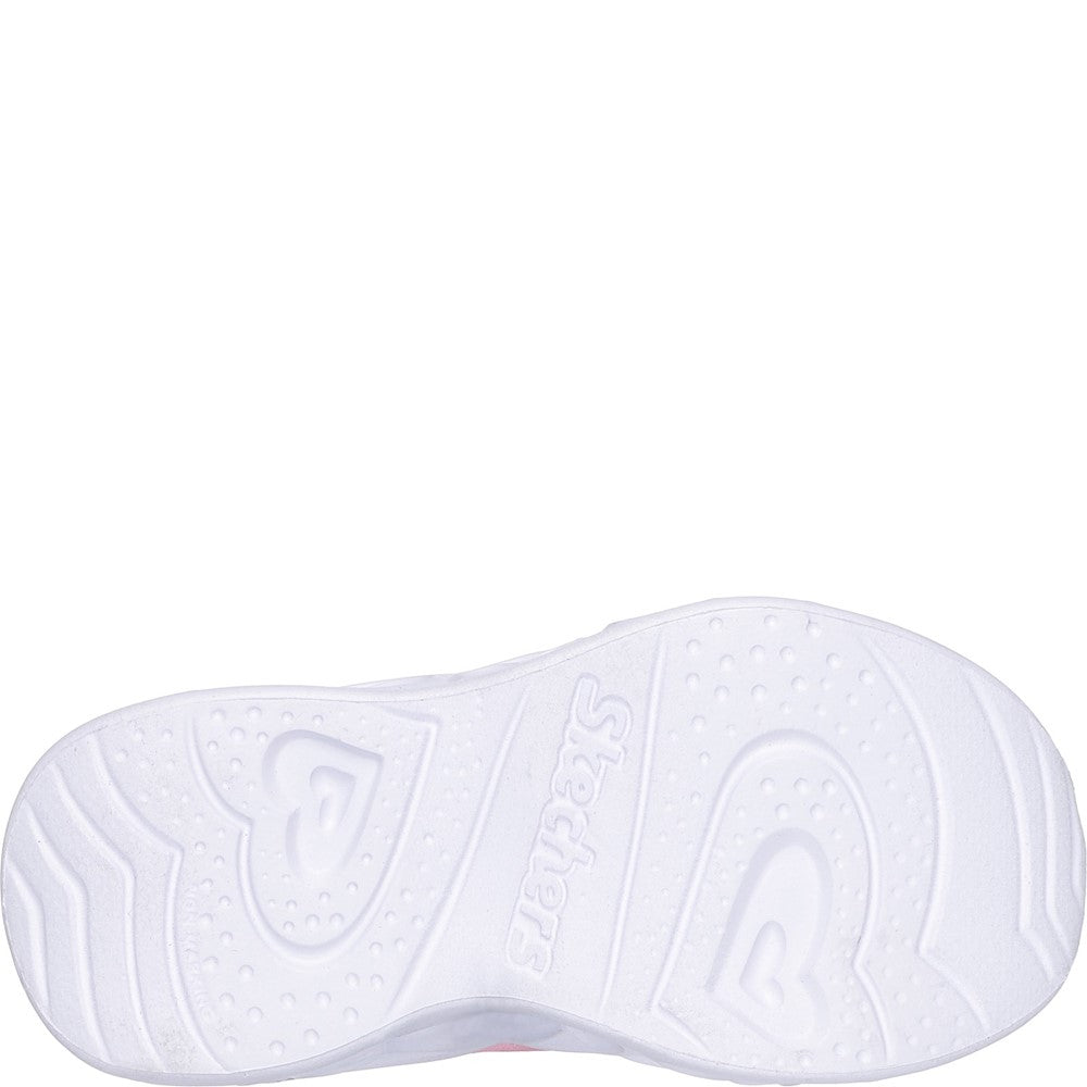 Girls' Skechers Heart Lights - Retro Hearts Infants Shoes