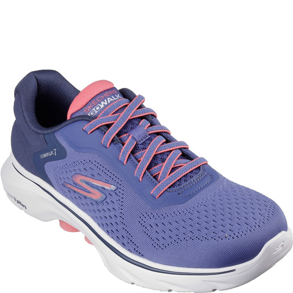 Women's Skechers GO WALK 7 - Cosmic Waves Trainers