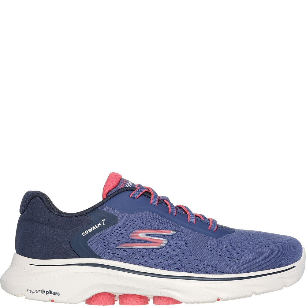 Women's Skechers GO WALK 7 - Cosmic Waves Trainers