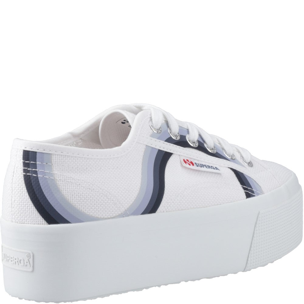 Women's Superga 2790 Round Stripes Trainers