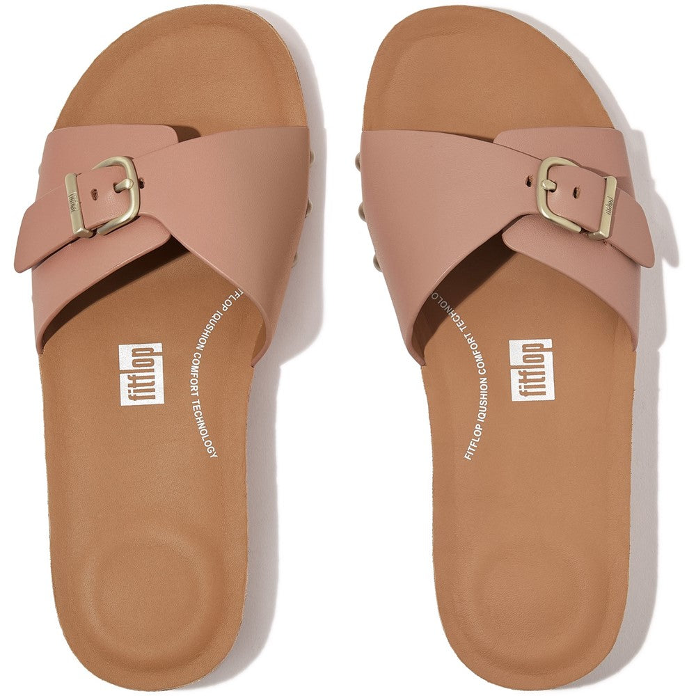 Women's Fitflop iQushion Adjustable Buckle Slides
