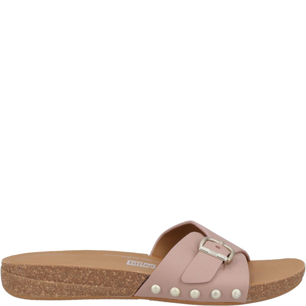 Women's Fitflop iQushion Adjustable Buckle Slides