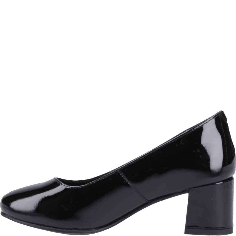 Women's Hush Puppies Anna Wide Fit Patent Shoe