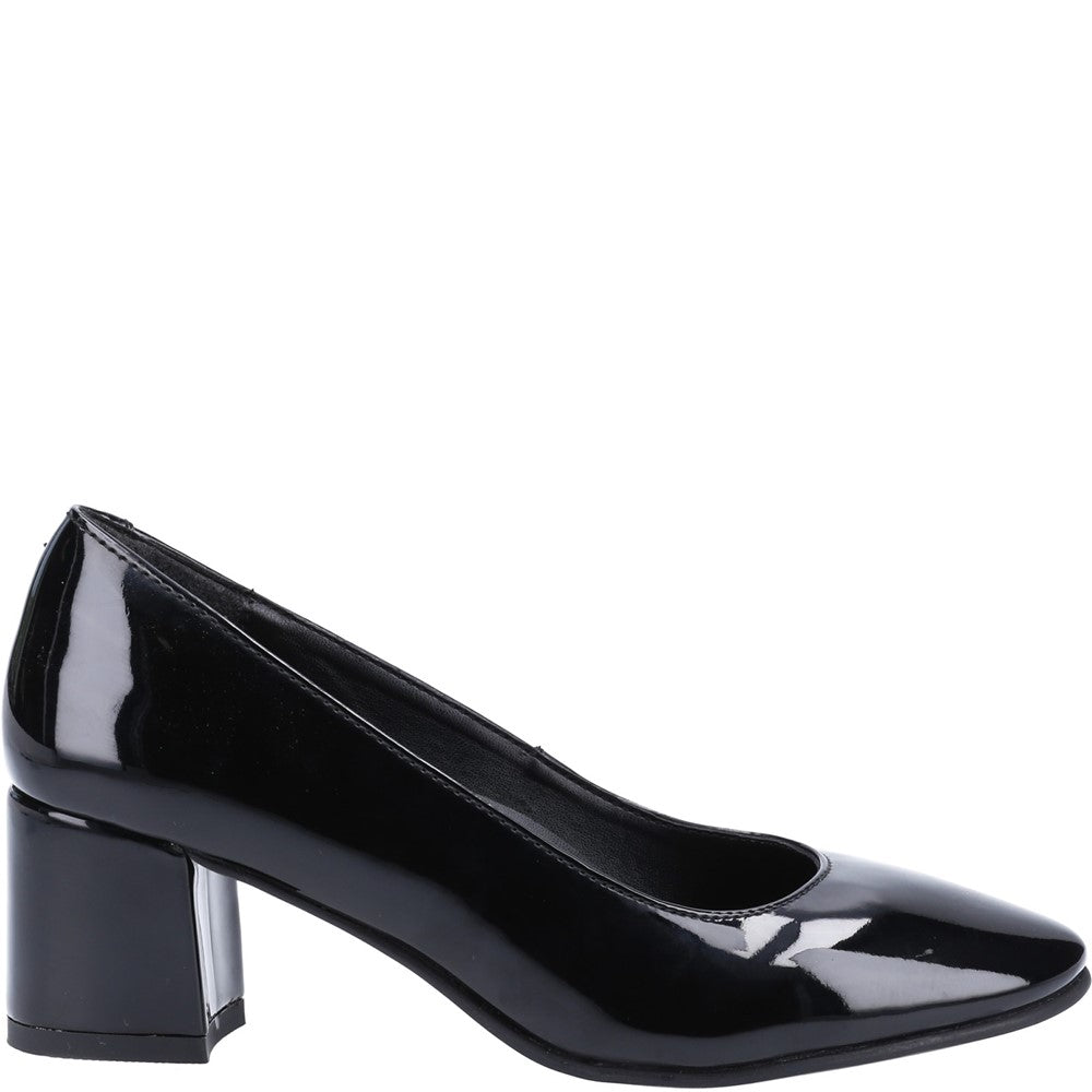 Women's Hush Puppies Anna Wide Fit Patent Shoe