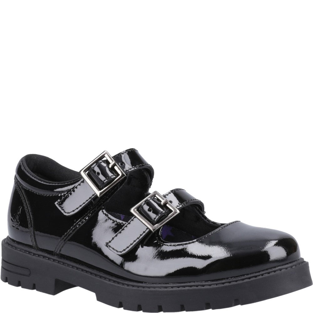 Girls' Hush Puppies Ella Patent Junior Shoe