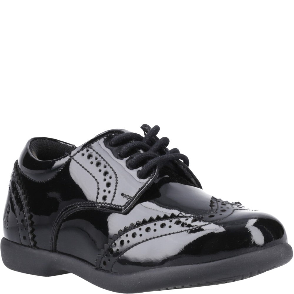 Girls' Hush Puppies Bridget Patent Junior School Shoes