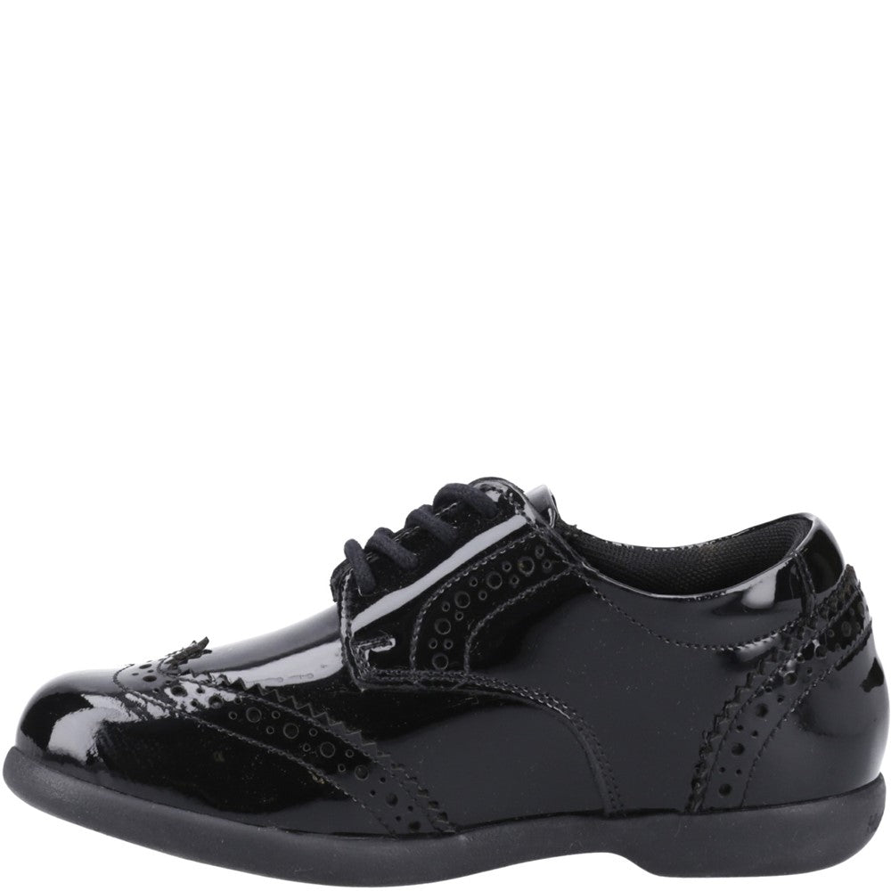 Girls' Hush Puppies Bridget Patent Junior School Shoes