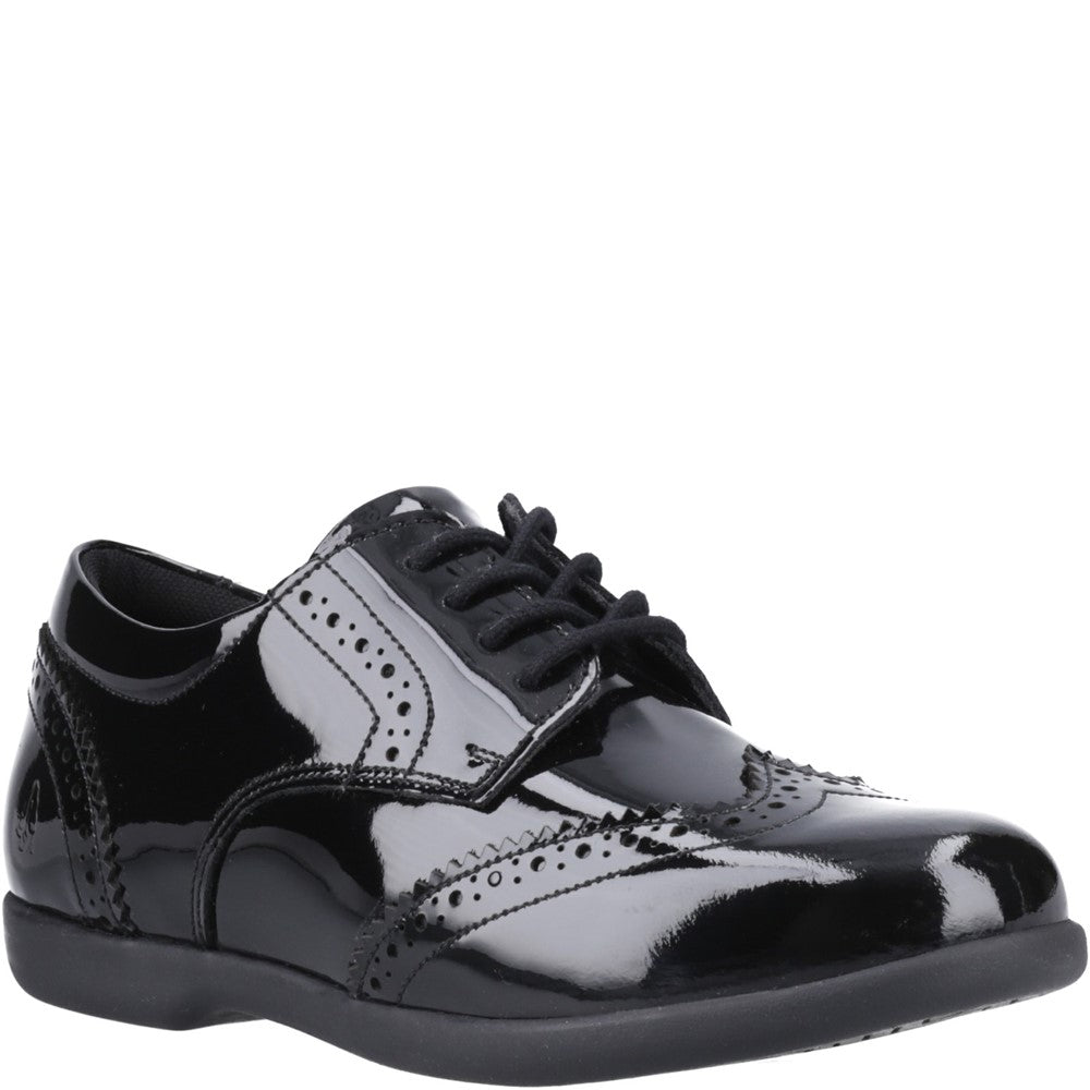 Girls' Hush Puppies Bridget Patent Senior School Shoes