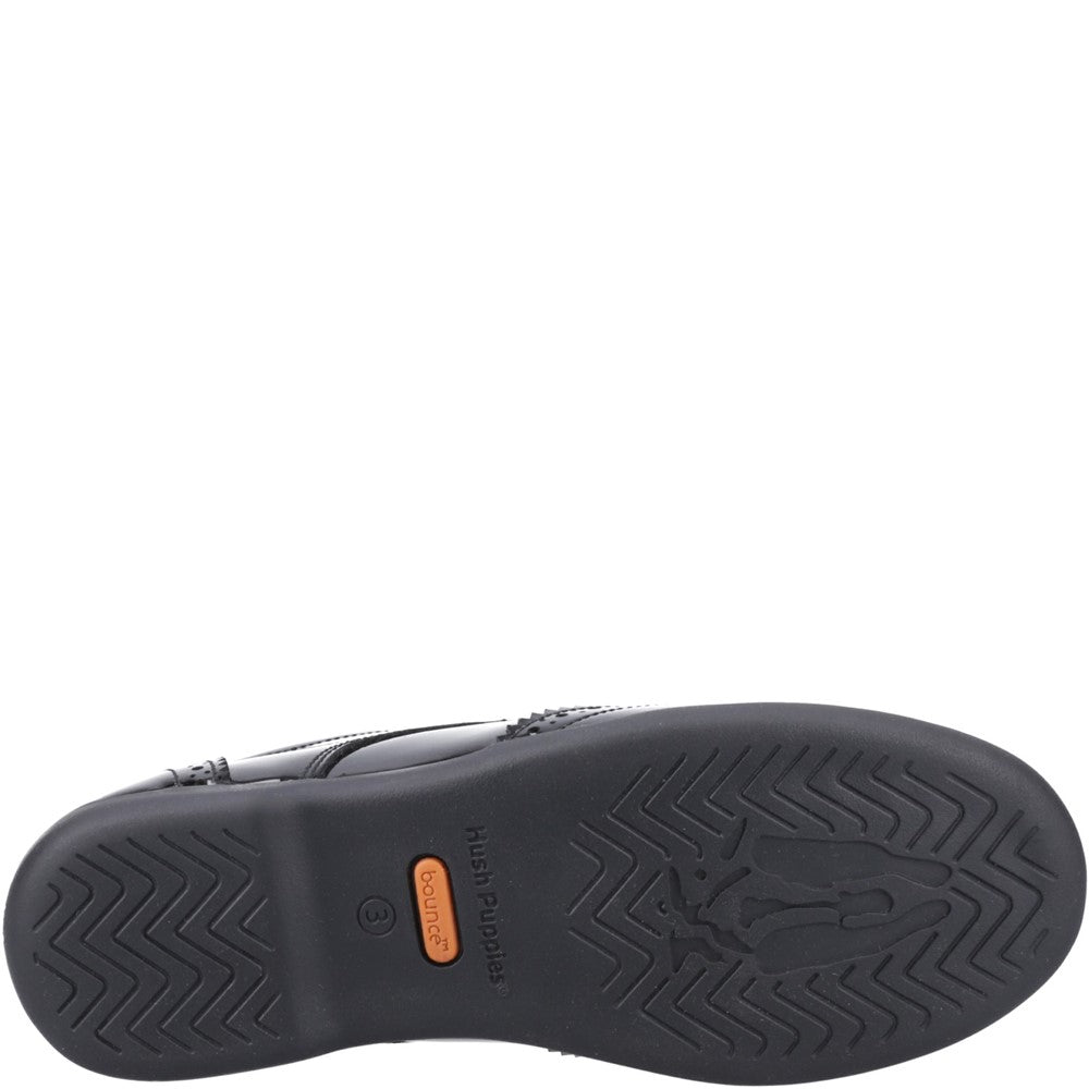 Girls' Hush Puppies Bridget Patent Senior School Shoes
