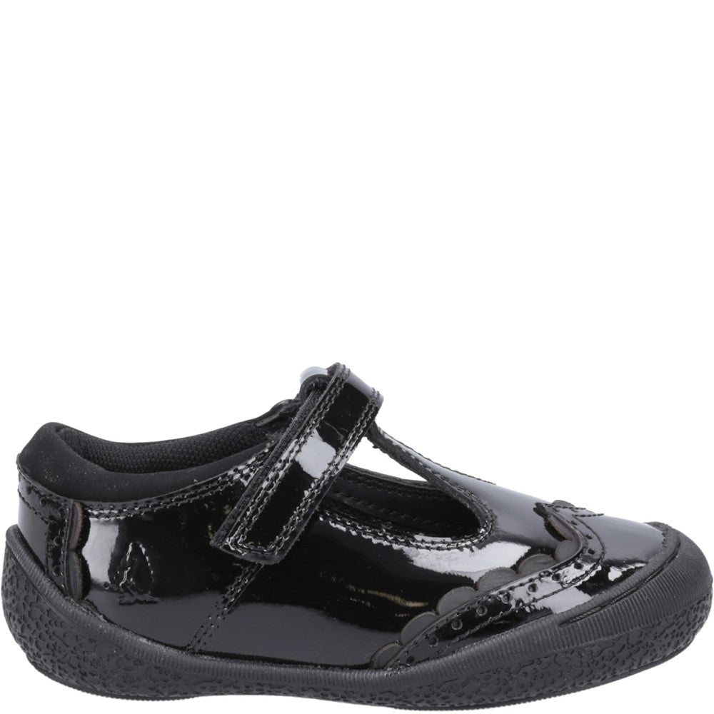 Girls' Hush Puppies Mabel Patent Infant School Shoe