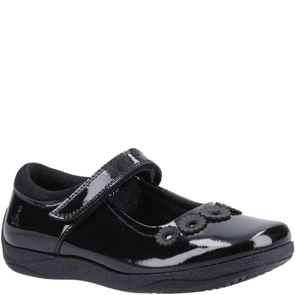 Girls' Hush Puppies Christina Patent Senior School Shoe