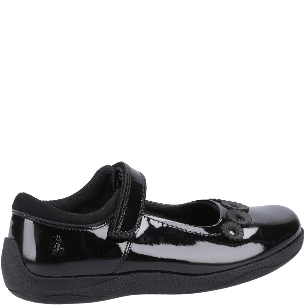 Girls' Hush Puppies Christina Patent Senior School Shoe