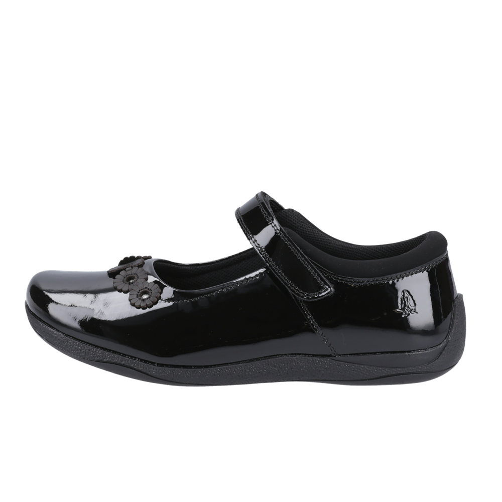 Girls' Hush Puppies Christina Patent Senior School Shoe