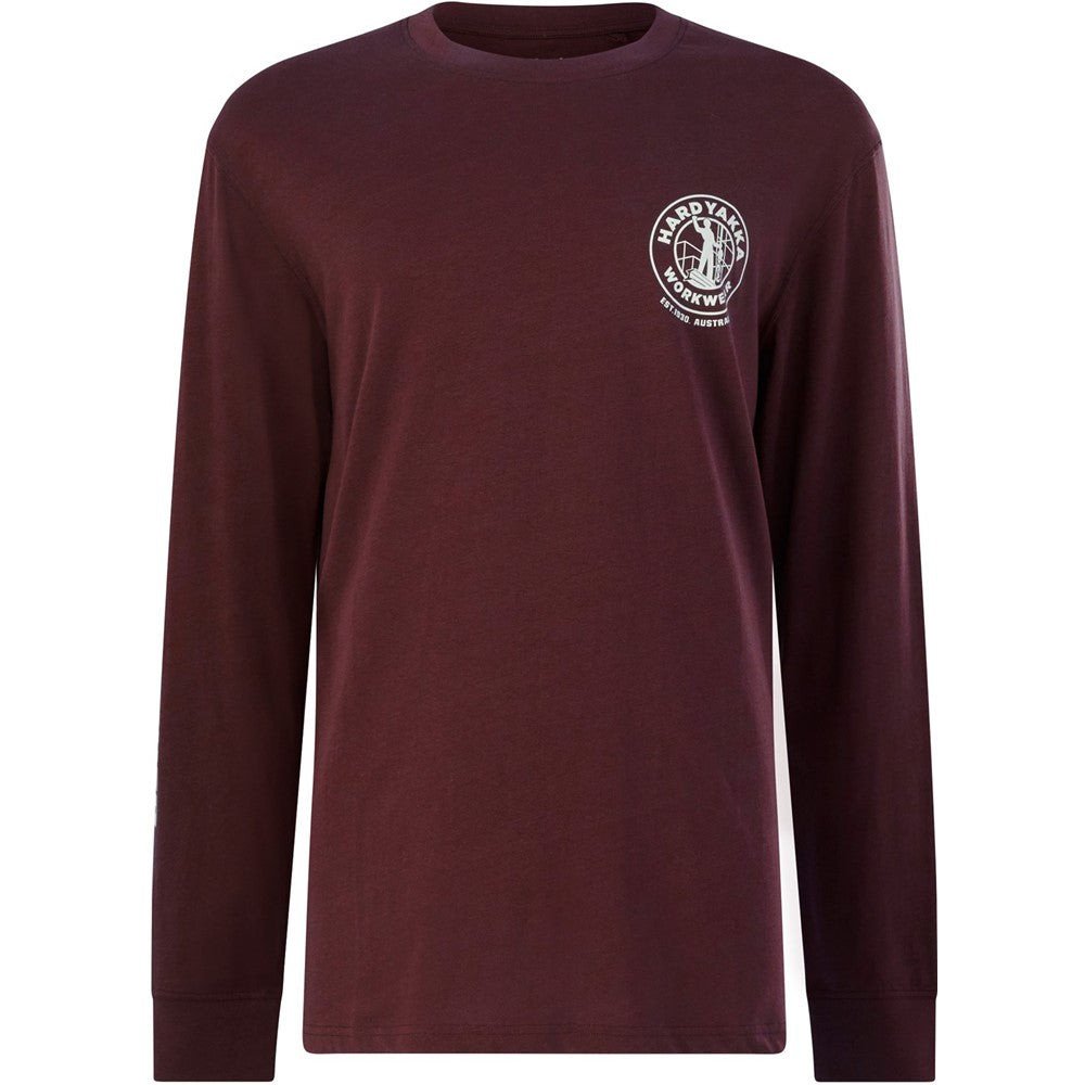 Men's Hard Yakka Heritage Icon Long Sleeve Tee
