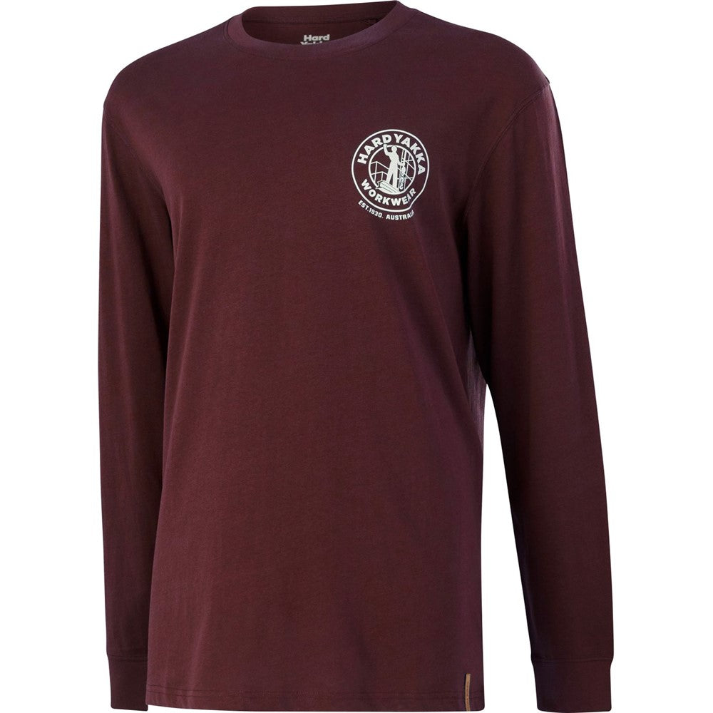 Men's Hard Yakka Heritage Icon Long Sleeve Tee