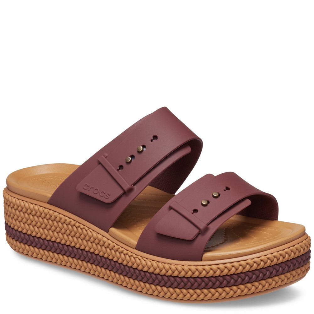 Women's Crocs Brooklyn Buckle Low Wedge