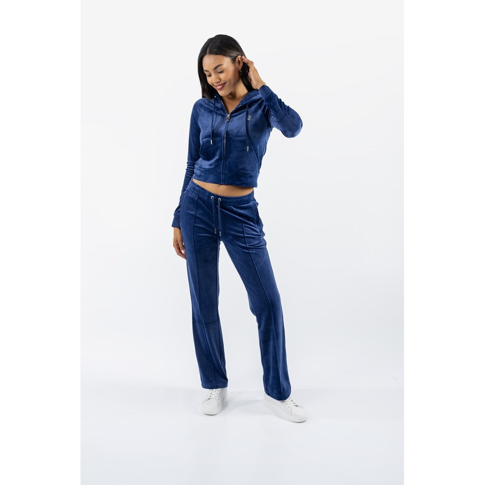 Women's Juicy Couture Classic Velour Hoodie With Juicy Logo