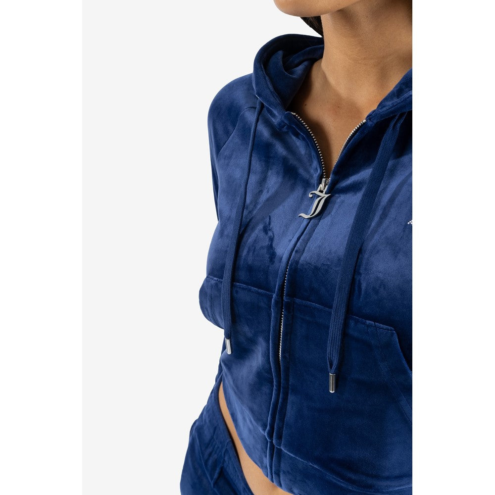 Women's Juicy Couture Classic Velour Hoodie With Juicy Logo
