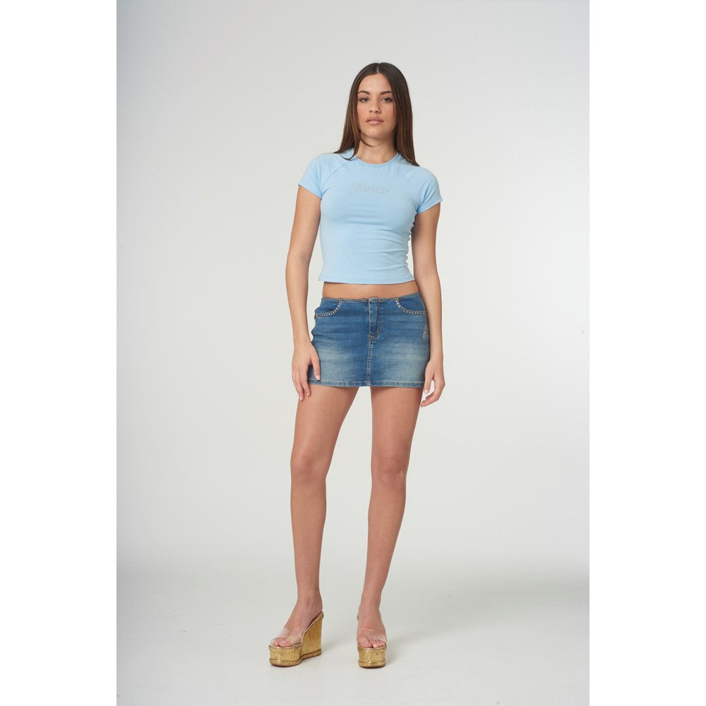 Women's Juicy Couture Shrunken Diamante T-Shirt