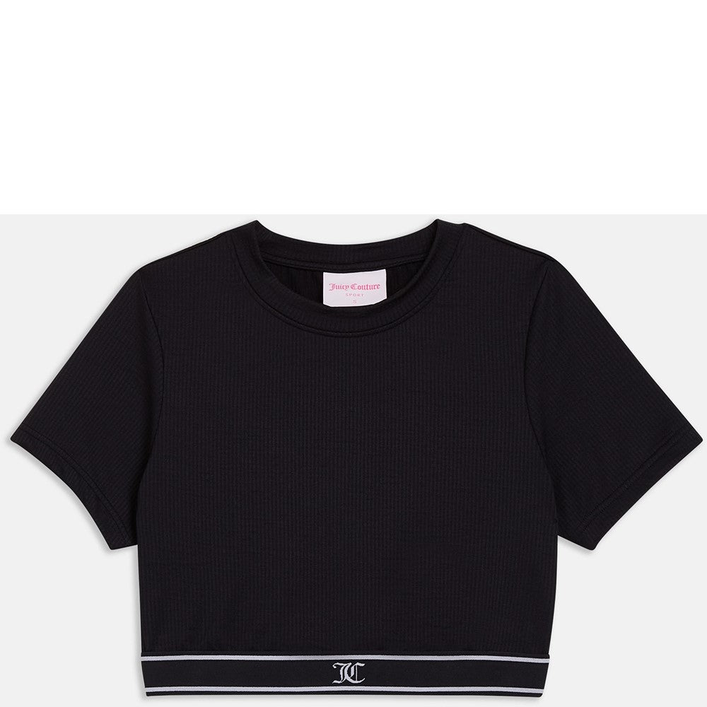 Women's Juicy Couture Rayon Rib Short Sleeve Top