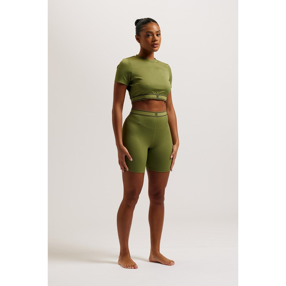 Women's Juicy Couture Rayon Rib Cycling Shorts