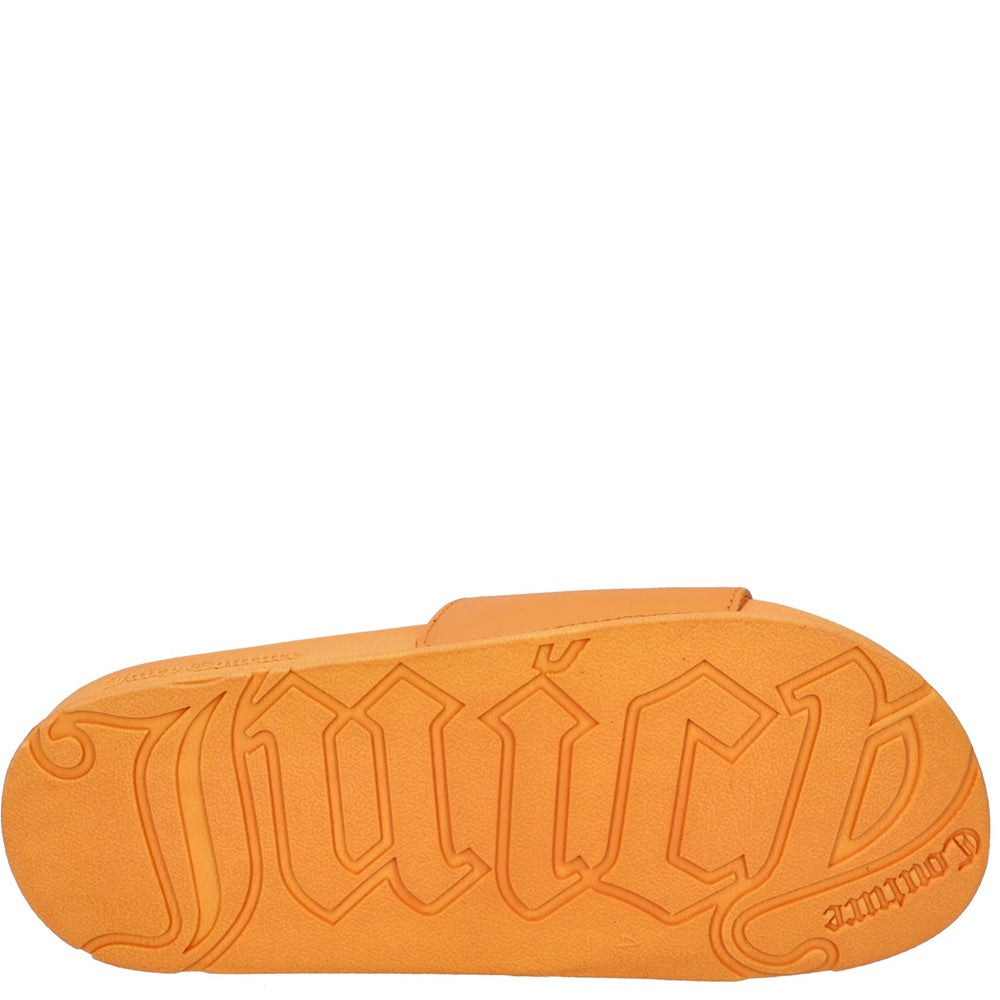 Women's Juicy Couture Collegiate Embossed PU Slider