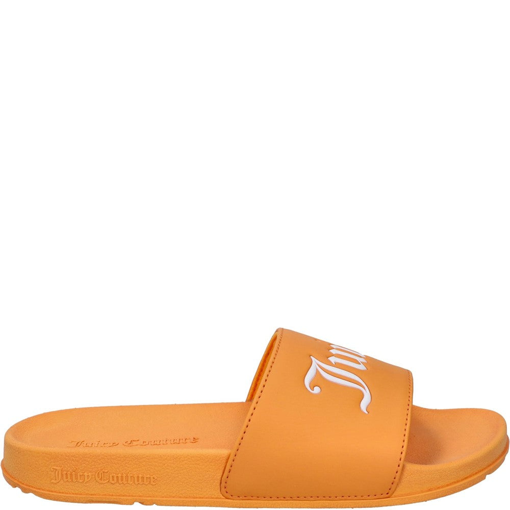 Women's Juicy Couture Collegiate Embossed PU Slider