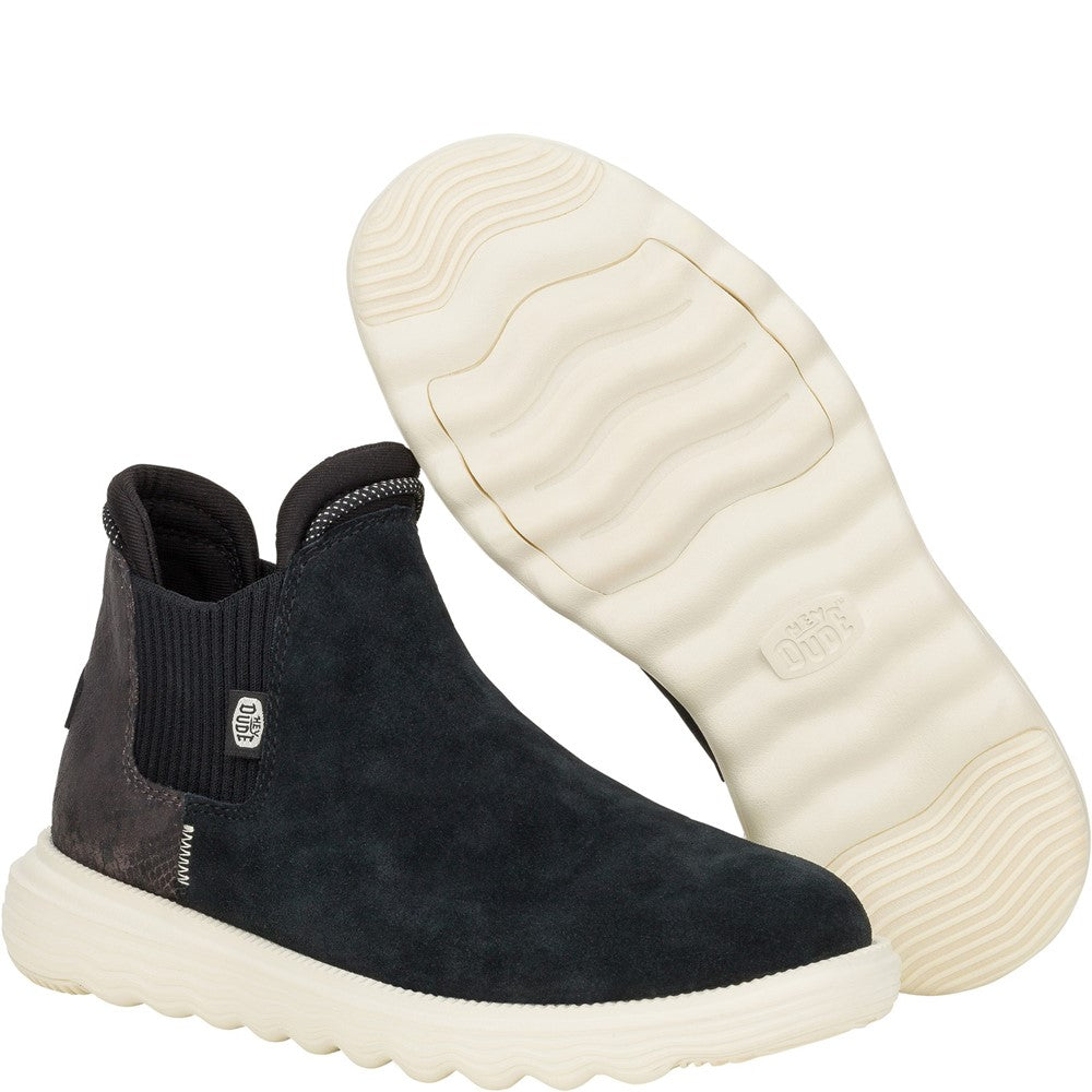 Women's HEYDUDE Branson Suede Novelty Ankle Boots