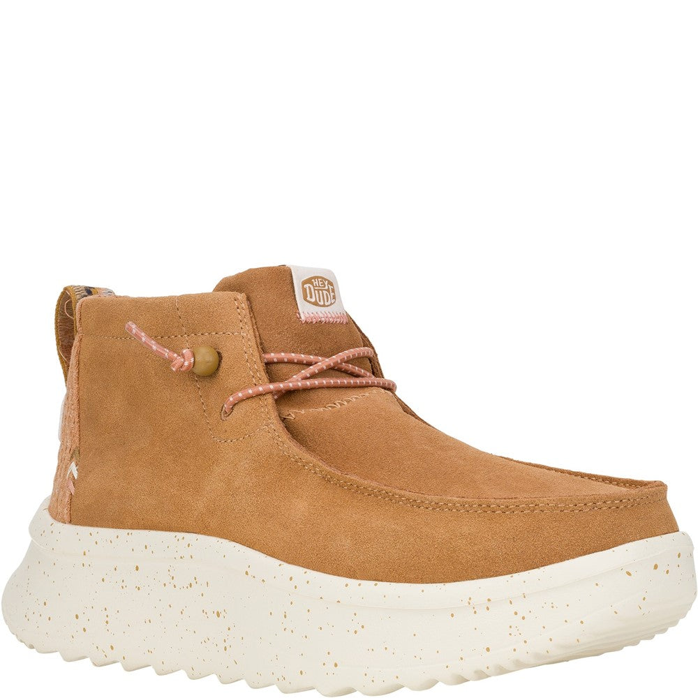 Women's HEYDUDE Wendy Peak Hi Suede Ankle Boots