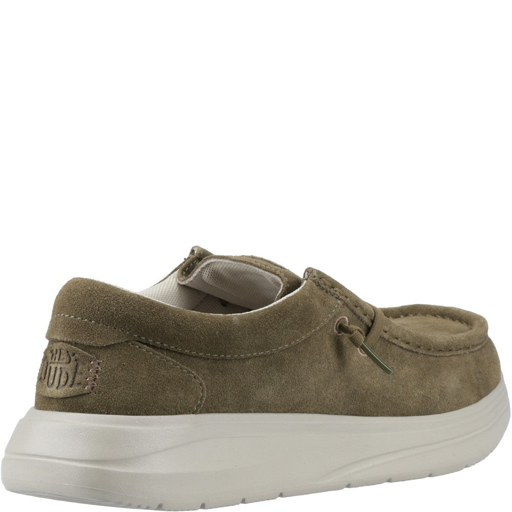 Men's HEYDUDE Wally COMF Suede Slip on Shoe