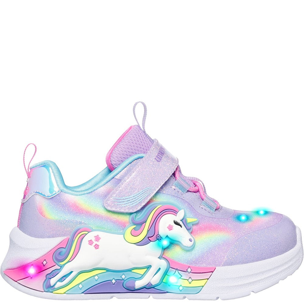 Girls' Skechers Unicorn Chaser Infant Trainers