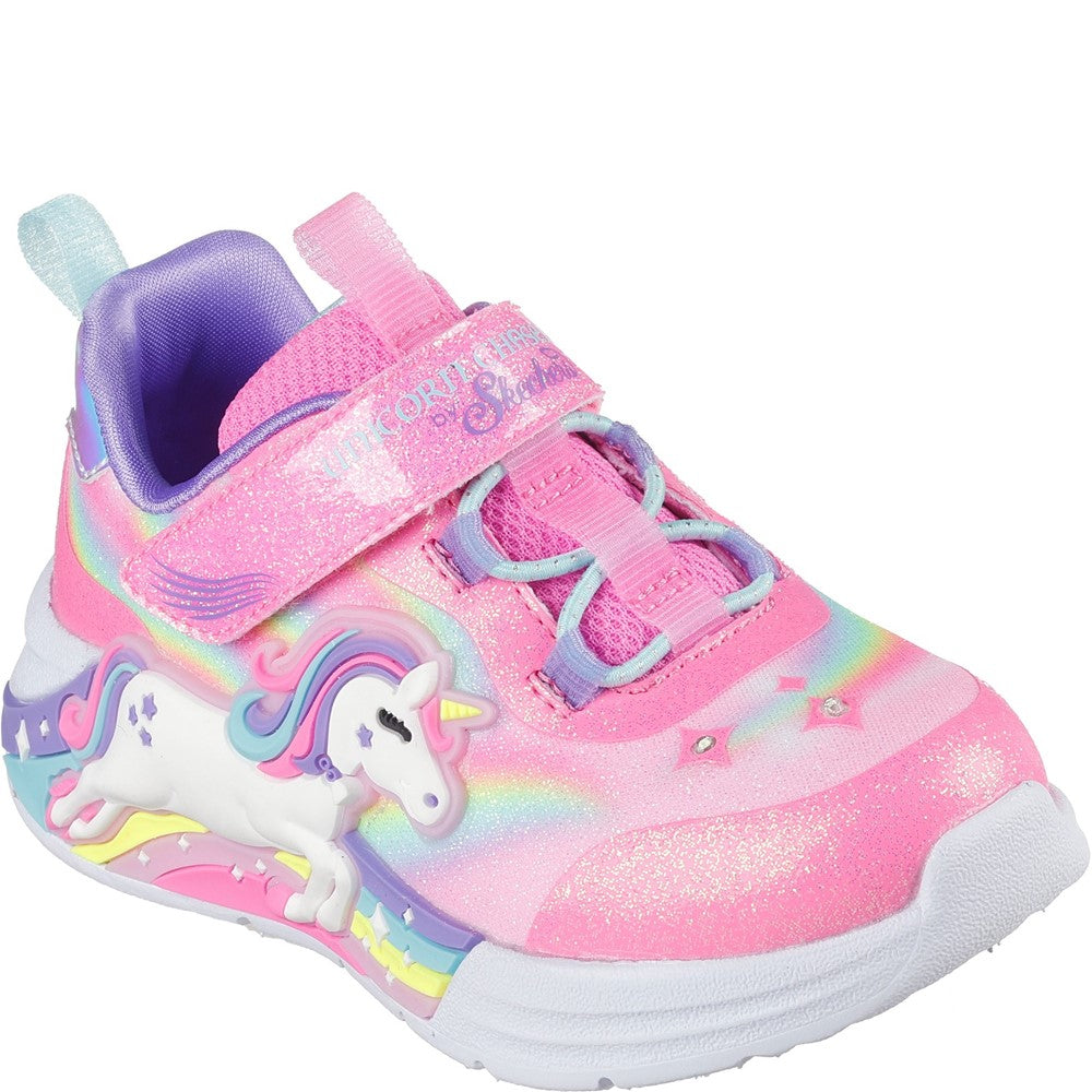 Girls' Skechers Unicorn Chaser Infant Trainers