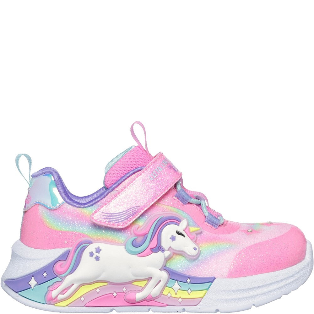 Girls' Skechers Unicorn Chaser Infant Trainers
