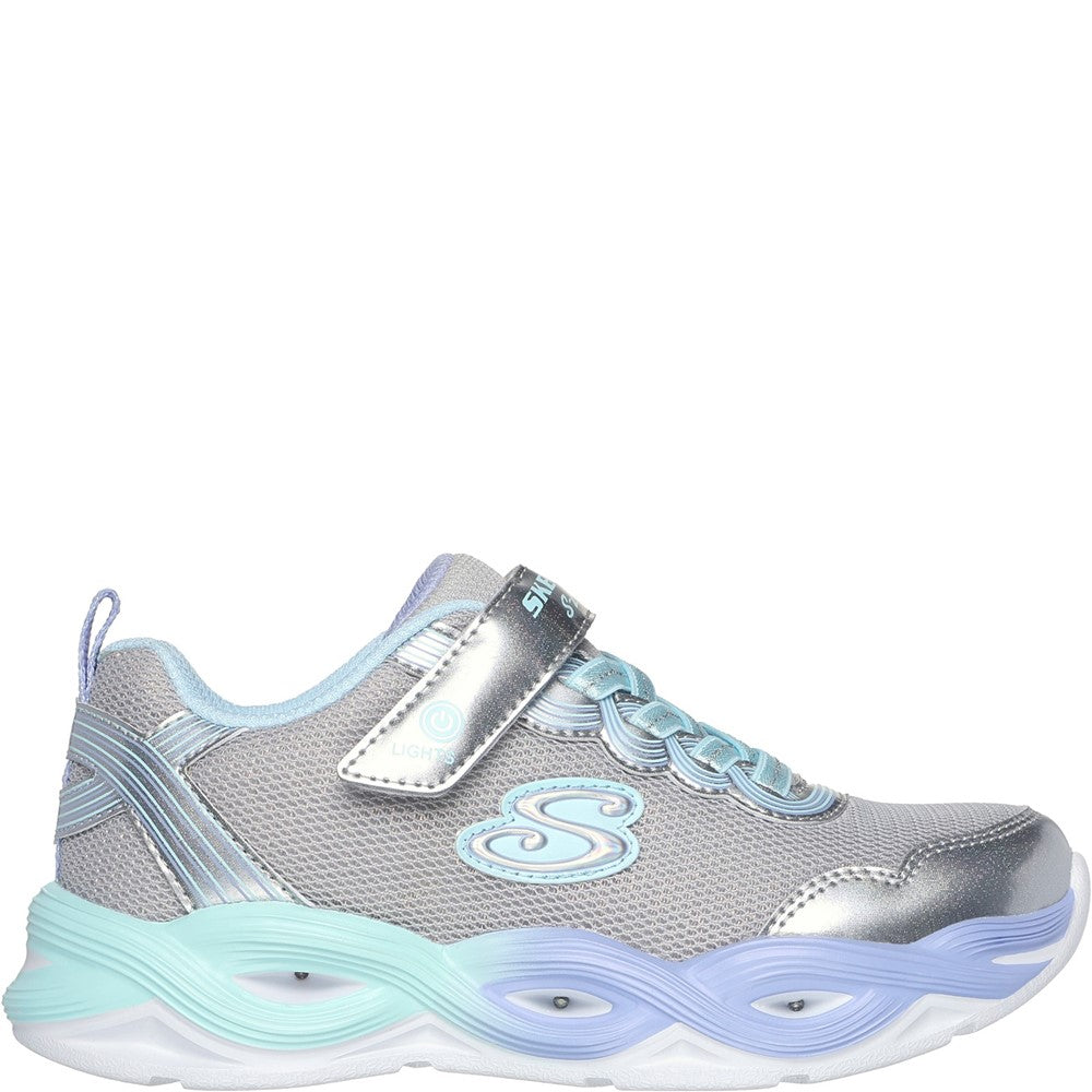 Girls' Skechers S-Lights: Twisty Glow Trainers