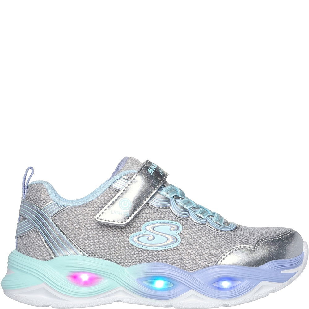 Girls' Skechers S-Lights: Twisty Glow Trainers
