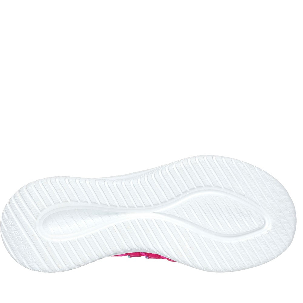 Girls' Skechers Ultra Flex 3.0 Bungee Fun Trainers