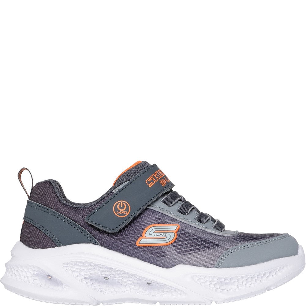 Boys' Skechers Meteor-Lights Krendox Junior Trainers
