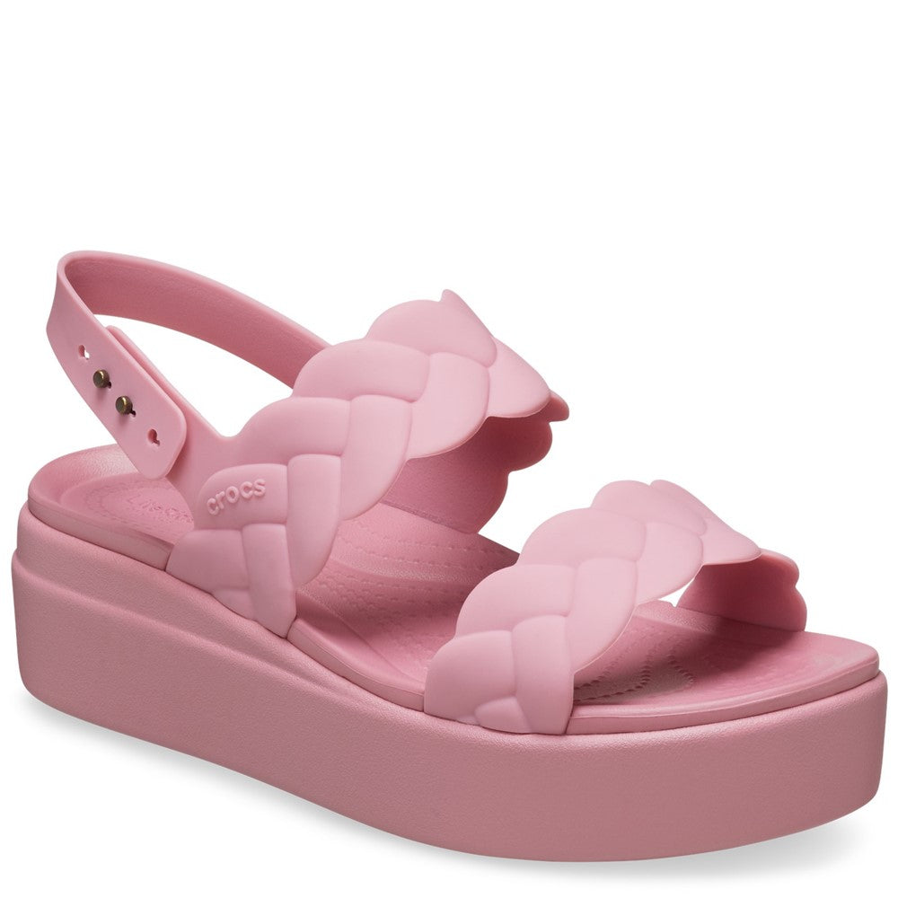 Women's Crocs Brooklyn Woven Low Wedge