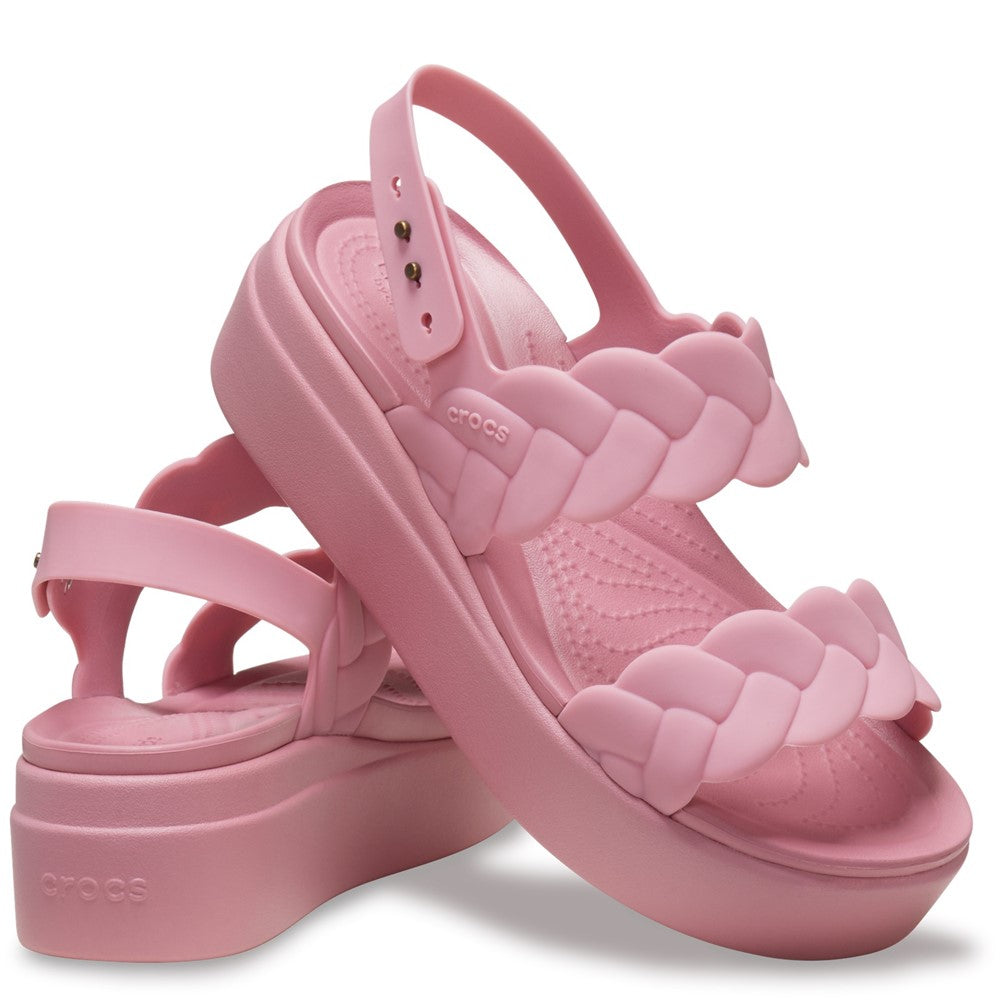Women's Crocs Brooklyn Woven Low Wedge