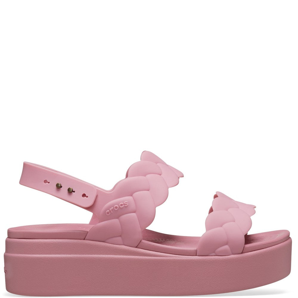 Women's Crocs Brooklyn Woven Low Wedge