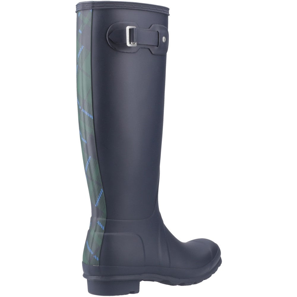 Women's Hunter Original Tall Tartan Back Strap Wellington