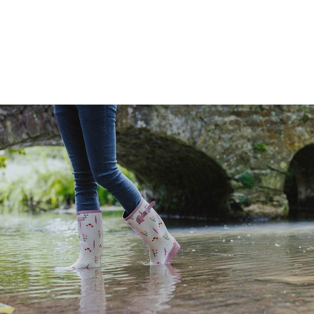 Women's Cotswold Wildflower Tall Wellingtons
