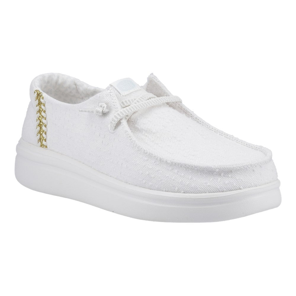 Women's HEYDUDE Wendy Rise Perf Canvas Shoes