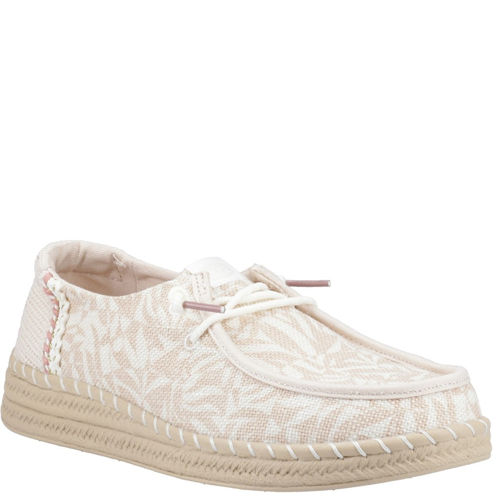 Women's HEYDUDE Wendy Espadrille Retro Palm Shoes